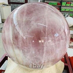 Rare 2365LB Large Natural top Pink Rose Quartz Sphere Crystal Ball Healing