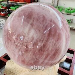 Rare 2365LB Large Natural top Pink Rose Quartz Sphere Crystal Ball Healing