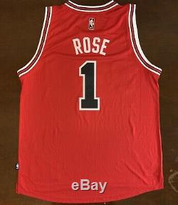 Rare Adidas HWC NBA Chicago Bulls Derrick Rose Basketball Jersey