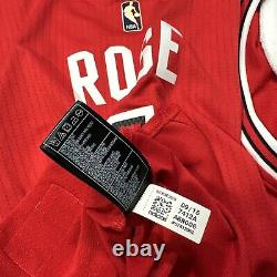 Rare Adidas Hardwood Classic Nights 1984-85 Chicago Bulls #1 Rose Jersey Size L