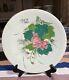 Rare Antique Chinese Famille Rose Hibiscus Mutabilis Charger Plate