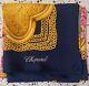 Rare Authentic Chopard Silk Scarf Italy 34x34 Hearts And Roses 100% Silk