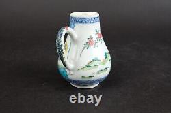 Rare Chinese Export Porcelain ewer Famille Rose Figures 18thC quality