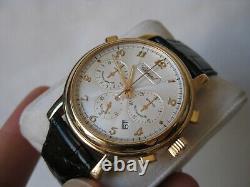 Rare Chopard Luc 18k Rose Gold Automatic Rattrapante Split Second Limited Watch