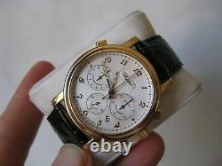 Rare Chopard Luc 18k Rose Gold Automatic Rattrapante Split Second Limited Watch
