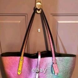 Rare! Coach Hologram Oilslick Chameleon City Market Tote