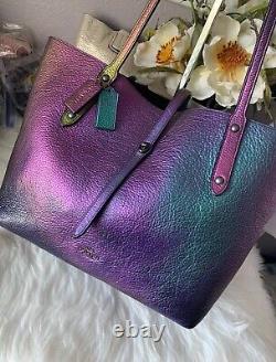 Rare! Coach Hologram Oilslick Chameleon City Market Tote