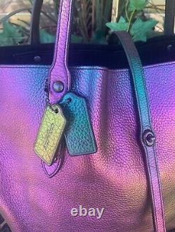 Rare! Coach Hologram Oilslick Chameleon City Market Tote