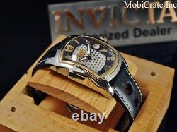 Rare EUC Invicta 40mm 1st Gen. Lupah Swiss Ronda Perforated Dial 23K GT SS Watch