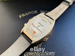 Rare Franck Muller 18K Rose Gold 6850 Master Calendar Chrono Magnum Watch B&P