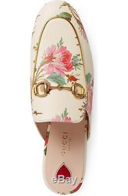 Rare Gucci Women Princetown Rose Floral Loafer Mule Size 37! MSRP $890