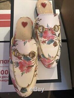 Rare Gucci Women Princetown Rose Floral Loafer Mule Size 37! MSRP $890