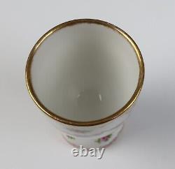 Rare Haviland Limoges Pink Drop Rose Swags Double Gold Large Egg Cup 1114 #C