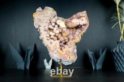 Rare High-Grade Pink Amethyst Geode Slab