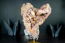 Rare High-Grade Pink Amethyst Geode Slab