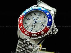 Rare Invicta 45mm Pepsi Bezel Pro Diver Meteorite Dial Auto Jubilee Bracet Watch
