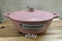 Rare Le Creuset Marmite soup pot 22 Cm rose pink black interior 2.75 qt NIB