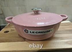 Rare Le Creuset Marmite soup pot 22 Cm rose pink black interior 2.75 qt NIB
