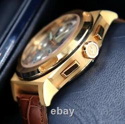 Rare Men's Festina Heavy 18k Rose Gold Shockwave Chronograph Watch, 7750 Mov