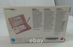 Rare New Nintendo DS Lite Metallic Rose (USG-S-ZPB)