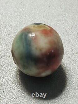 Rare Pink, Green, Dark & Light Blue, Yellow Fancy Bennington Marble 29/32