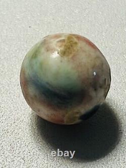 Rare Pink, Green, Dark & Light Blue, Yellow Fancy Bennington Marble 29/32