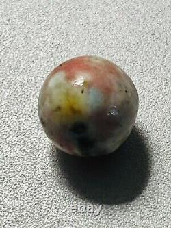 Rare Pink, Green, Dark & Light Blue, Yellow Fancy Bennington Marble 29/32