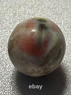 Rare Pink, Green, Dark & Light Blue, Yellow Fancy Bennington Marble 29/32