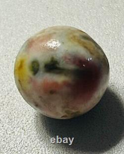 Rare Pink, Green, Dark & Light Blue, Yellow Fancy Bennington Marble 29/32