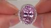 Rare Pink Kunzite U0026 Diamond Ring 14k Gold Estate Auction