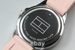 Rare Pink! MINT TOMMY HILFIGER Day & Date Women's Watch From JAPAN