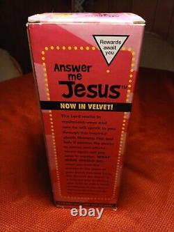 Rare Pink Velvet Answer Me Jesus Eight Ball