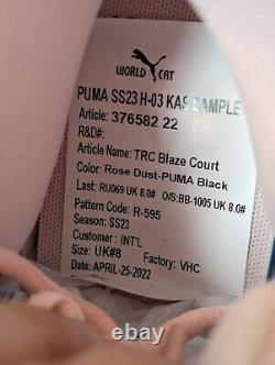 Rare Puma TRC Blaze Court Sample Men's Size 9 New Rose Dust Black Unreleased