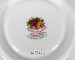 Rare Royal Albert Old Country Roses Chintz Collection Heavy Gold Cup & Saucer