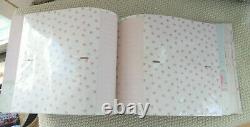 Rare Simply Shabby Chic Pink Roses Photo Scrap Book Album Unused Floral Collect