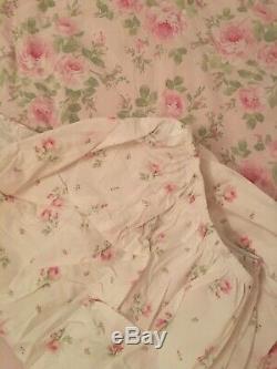 Rare Simply Shabby Chic Rachel Ashwell Bouquet Rose Baby Comforter Complete Set