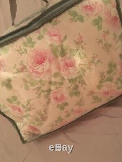 Rare Simply Shabby Chic Rachel Ashwell Bouquet Rose Baby Comforter Complete Set