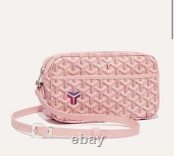 Rare Sold Out Goyard Cap Vert Pm In Limited Edition Rose Poudre Color Pink 2022