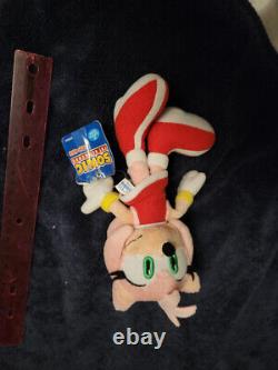 Rare Sonic The Hedgehog Sega Amy Rose Sanei Plush Stuffed 2007
