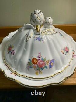 Rare Spode Copeland's China Dresden Rose Muffineer Excellent Condition