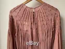 Rare Ulla Johnson Francine Antique Rose Silk Dress 8 Nwt Sold Out