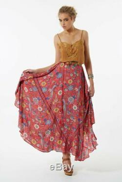Rare Unicorn Spell & The Gypsy Lovebird Half Moon Skirt Rose Xs