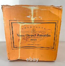 Rare Veuve Clicquot Champagne Barbie Pink Rose Trendy Acrylic Yellow Ice Bucket