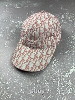 Rare Vintage Christian Dior Pink Monogram Cap Hat Made in France