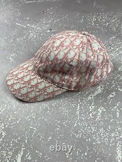 Rare Vintage Christian Dior Pink Monogram Cap Hat Made in France