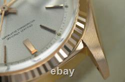 Rare Vintage Mens Rolex Day-Date President 18K Rose Gold Watch 1803