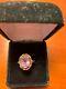 Rare Vintage Original Soviet Solid Rose Gold Ring With Amethyst 583 14k
