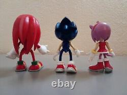 Rare Vintage ReSaurus Sega Sonic Adventure Figure Lot Sonic Knuckles Amy Rose
