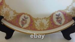 Rare / Vintage Rose Kaiser Porcelain Plate / Charger Gold Trim / MINT 13 1/2'