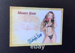 Rare WWE Mandy Rose Autograph Kiss Card